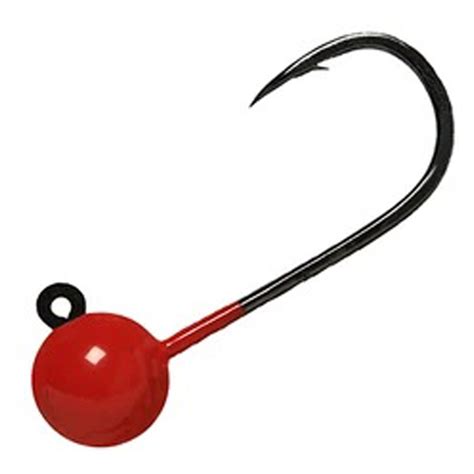 Aerojig Round Jig Heads - Red, 1/4oz | Sportsman's Warehouse