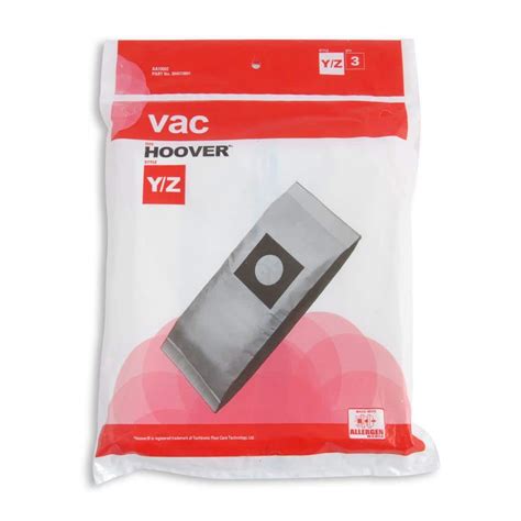 Vac Hoover Type Y/Z Allergen Bags (3-Pack) AA10002 - The Home Depot