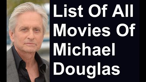 Michael Douglas Movies & TV Shows List - YouTube | Michael douglas movies, Movie tv, Movies