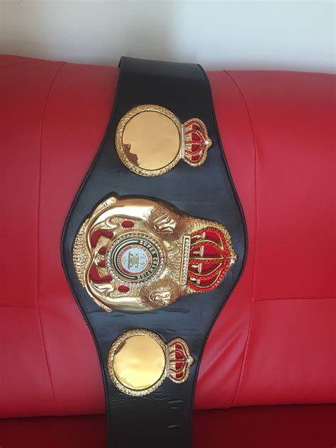 WBC Belt 3D Boxing Title Belt - Ultra Power Wrestling Belts