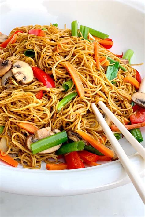 Chinese Lo Mein Noodles Recipe - Be Brave and Bloom | Recipe | Recipes ...