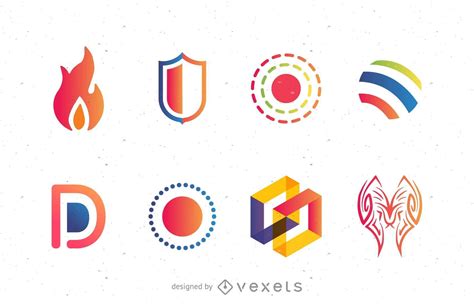 Logo Ideas Set Vector Download