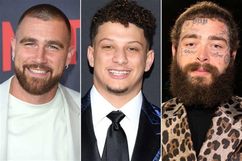 Post Malone gets tattoos of Travis Kelce and Patrick Mahomes ...