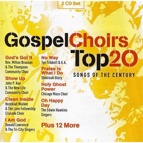 Gospel Choirs Top 20 Songs Of The Century - Walmart.com - Walmart.com