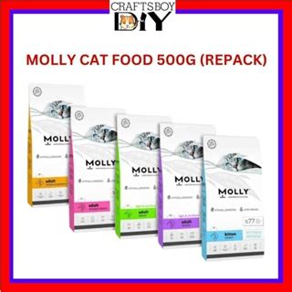 Molly Cat Food 500g Repack Molly Super Premium Cat Food For Adult Cat ...