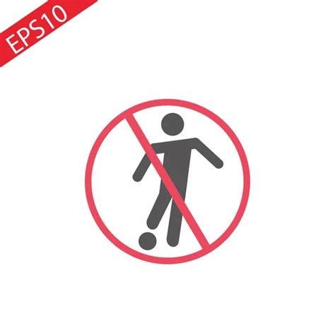 No football sign — Stock Vector © _fla #11362511