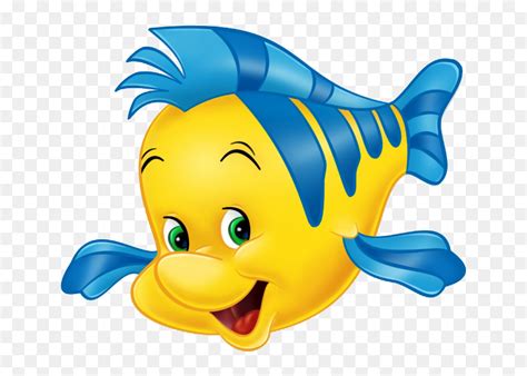 Flounder Little Mermaid, HD Png Download - vhv