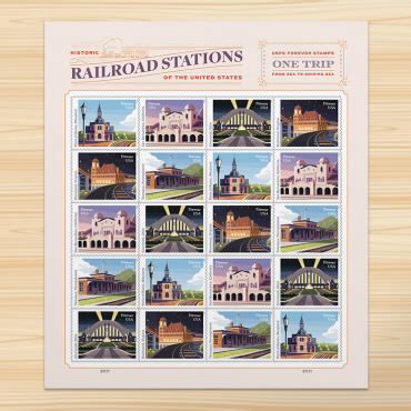 Railroad Stations Stamps | USPS.com