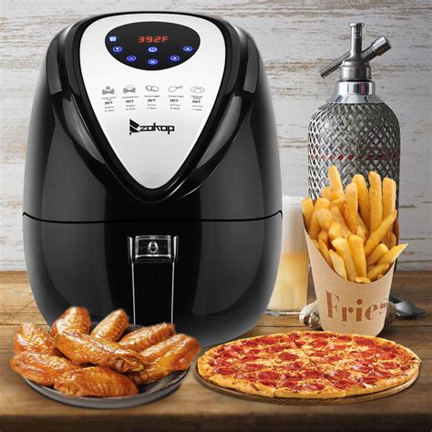 Computer Electric Air Fryer Portable Cooking Fryer 7 Cooking Presets 2. ...