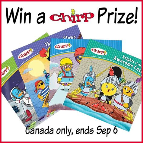 Win the New Chirp Books As Seen on Kids' CBC {Giveaway Closed} | This West Coast Mommy ...