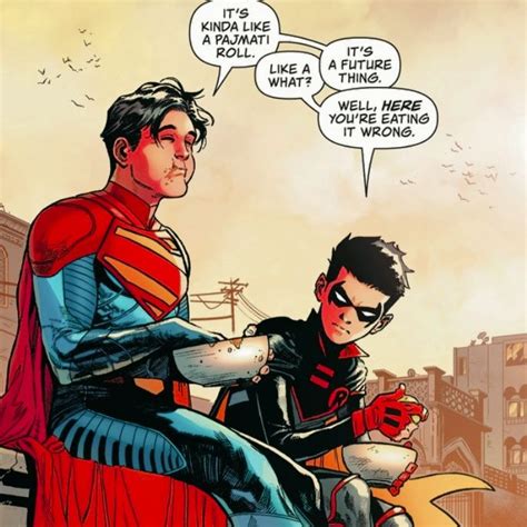 jon kent and damian wayne | Jon kent, Batman comic art, Robin comics