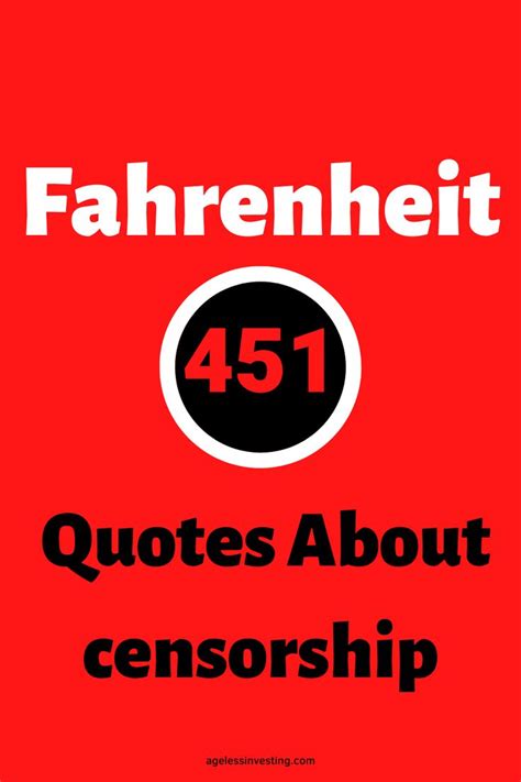 20 Fahrenheit 451 Censorship Quotes With Page Numbers | Fire quotes ...