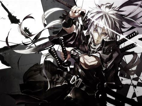 cool anime guys with swords wallpaper | Cool anime guys, Awesome anime ...