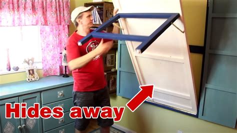 How To Make A Pull Down Table | Brokeasshome.com