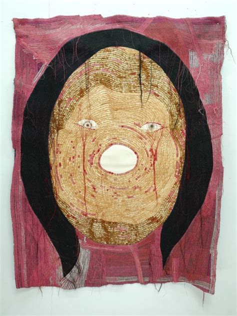 Loose Threads Dangle from Bizarrely Expressive Portraits Sewn by Yoon ...