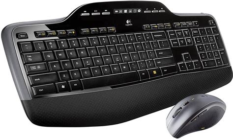 Logitech MK710-RB Desktop Wireless Keyboard/Mouse Combo, Wireless Mouse ...