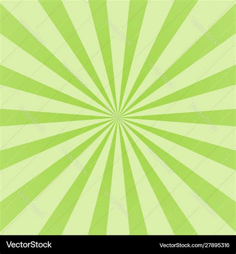 Green ray background vintage abstract texture Vector Image