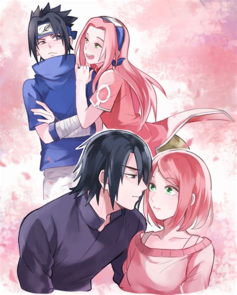 always love you by warable on @DeviantArt | Sakura and sasuke, Naruto ...