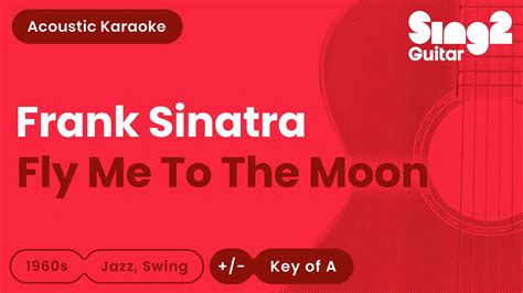 Frank Sinatra - Fly Me To The Moon (Karaoke Acoustic) - YouTube