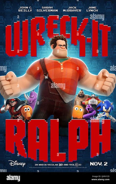 RALPH POSTER, WRECK-IT RALPH, 2012 Stock Photo - Alamy