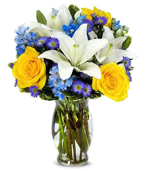 The Bright Blue Skies Bouquet at From You Flowers