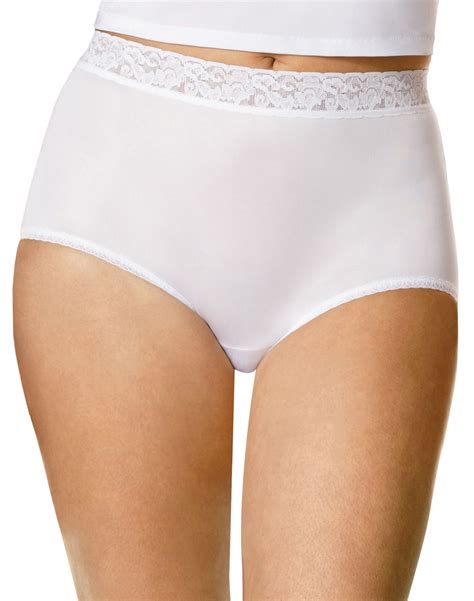 Hanes - Women's Plus Nylon Brief Panty (3-Pack) - Walmart.com - Walmart.com