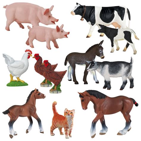 Animals On the Farm Set - 12 Piece Set