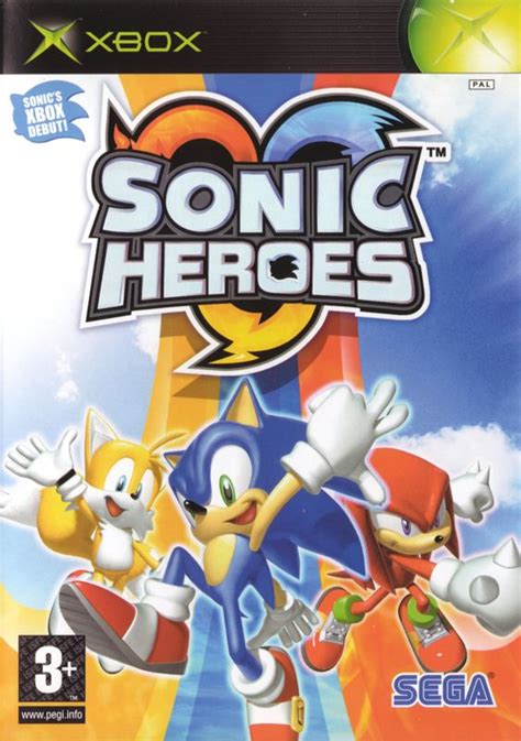 Sonic Heroes (2003) GameCube box cover art - MobyGames