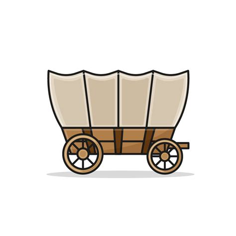 Covered Wagon Royalty Free Stock SVG Vector And Clip Art, 53% OFF ...