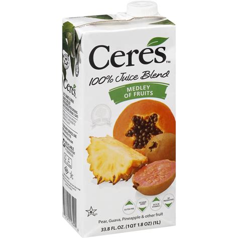 Ceres Juice Drink, Medley of Fruits | Kosher | Foodtown