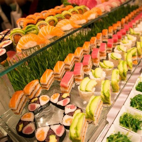 Sushi Catering | Artful Weddings by Sachs Photography | Theknot.com | Sushi catering, Wedding ...