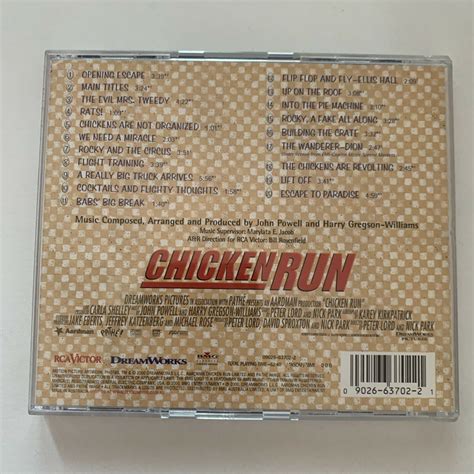 Chicken Run [Original Motion Picture Soundtrack] by John Powell (CD, 2 ...