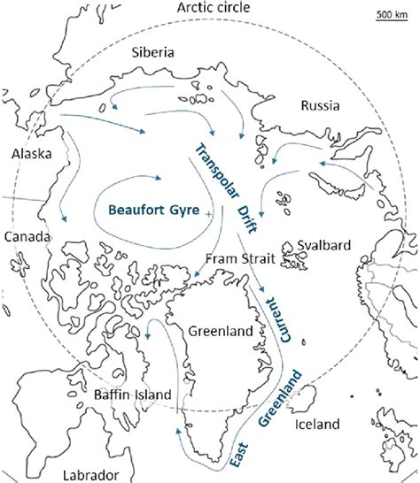Ocean Currents Map Printable