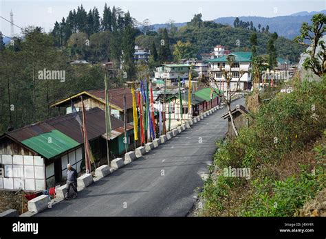 Town Yuksom, Sikkim, India Stock Photo - Alamy