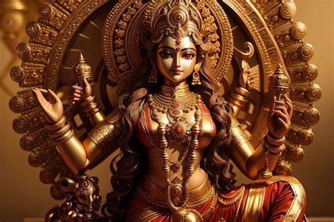 Premium AI Image | Goddess Durga Devi