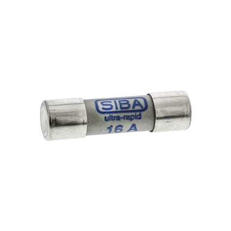 SIBA Fuse 16A 600V 10mmx38mm - Testermans