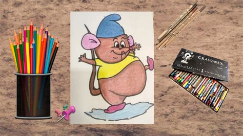 Disney's Gus Gus Drawing With color pencil🖍. | Easy drawings for kids, Drawing for kids, Drawing ...