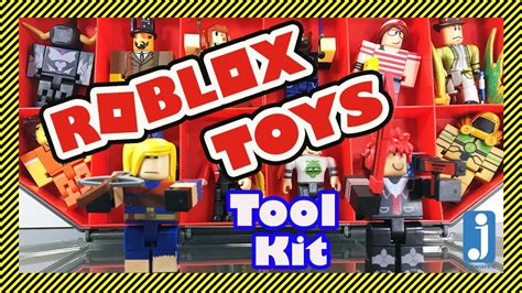 😁Roblox Toys Unboxing - Tool Kit with Red LAZER Parkour Runner and ...