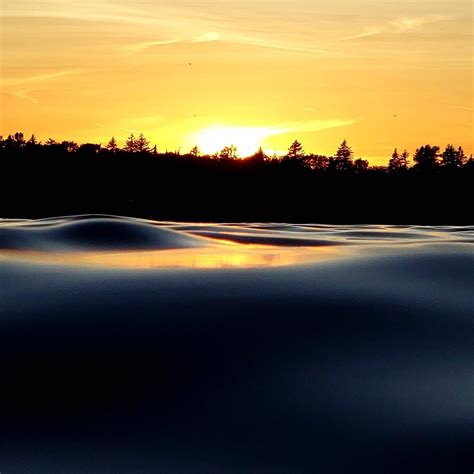 Sunset on lake | Sunset, Lake, Washington state