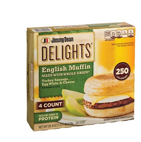 Jimmy Dean Delights Turkey Sausage, Egg White, & Cheese Muffins 4Ct | Hy-Vee Aisles Online ...