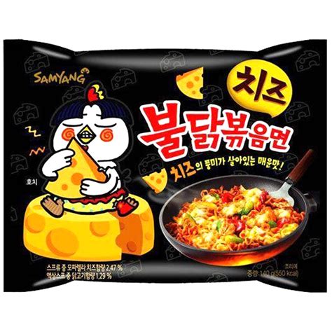 Samyang CHEESE HOT SPICY Chicken Ramen Noodles Instant Buldak Ramyun ...