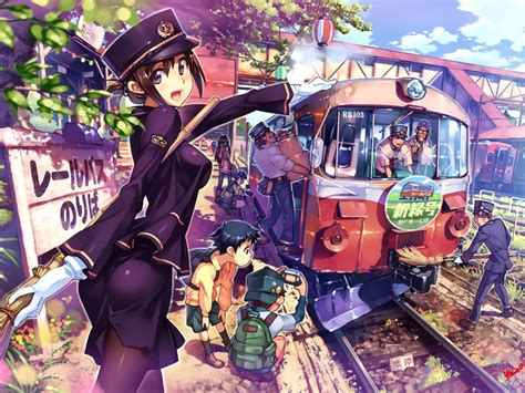 Rail Wars, Anime, Train, Railway, Original Characters Wallpapers HD ...