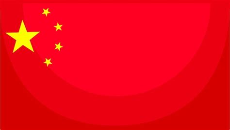 Free Vector | China flag in cartoon style isolated on white background