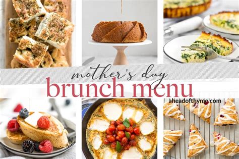 Easy Mother's Day Brunch Menu - Ahead of Thyme