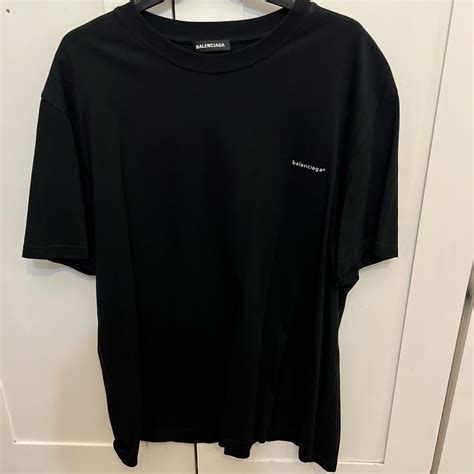 Balenciaga Men's Black T-shirt | Depop