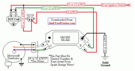 Chevy Hei Distributor Wiring Diagram