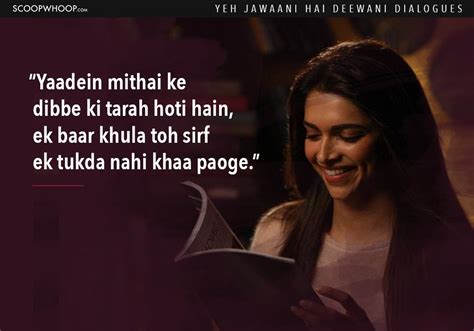 14 Best Yeh Jawaani Hai Deewani Dialogues