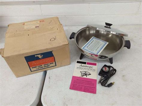 STAINLESS STEEL ELECTRIC FRY PAN (NEW) - Isabell Auction