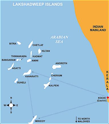 Laccadive Islands Map