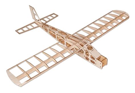 Clearance Balsa Wood Airplane Model Cloud Dancer 1300mm Wingspan Balsa Kit Laser Cut Building ...